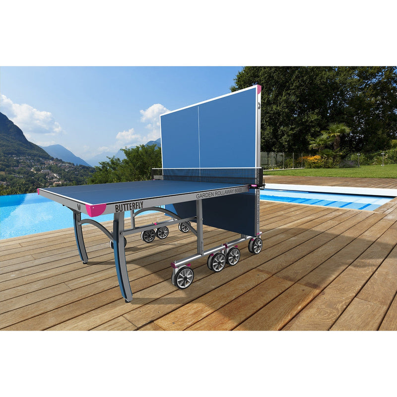 Butterfly Garden 6000 Outdoor Ping Pong Table - TGA6000ODBL