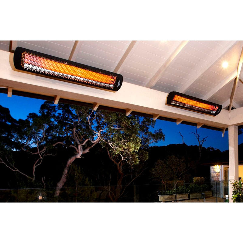 Bromic Tungsten Smart-Heat 6000 Watt Radiant Infrared Outdoor Electric Heater | 208V | Black - BH0420035