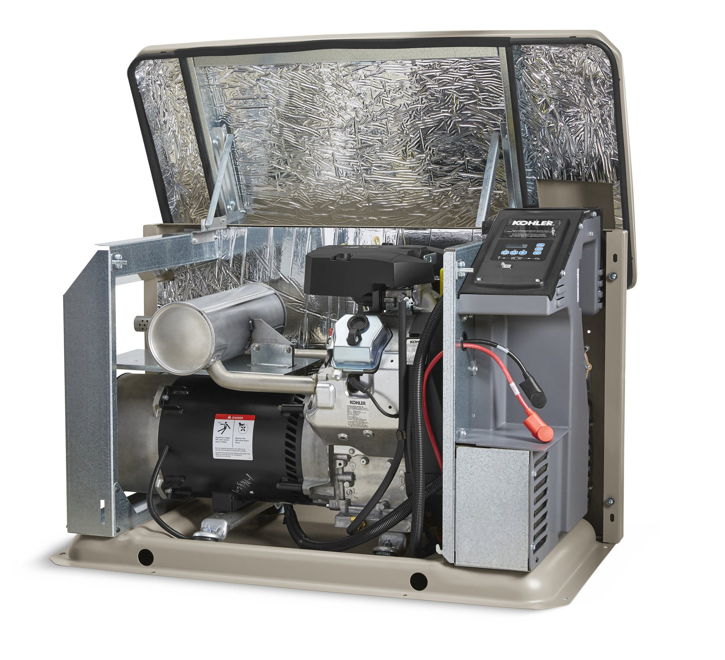 Kohler 20KW Standby Generator w/ 200 Amp Automatic Transfer Switch and App Connect Scratch and Dent -  20RCAL-200SELS
