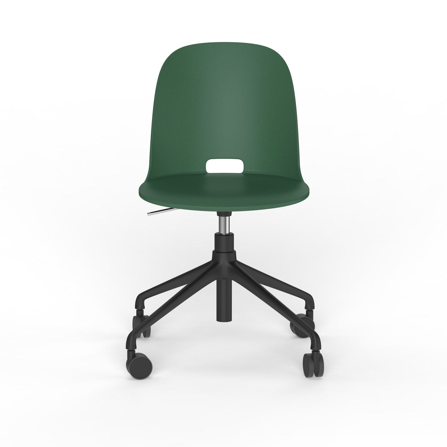 Emeco Alfi Work Swivel Chair - ALFISWVH4ABKBCDB