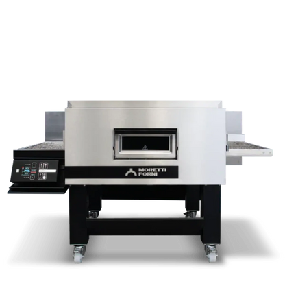 AMPTO Electric Conveyor Pizza Oven, 81"W x 60"D x 48-1/4"H, 25-3/4"W belt, single deck - TT96E1