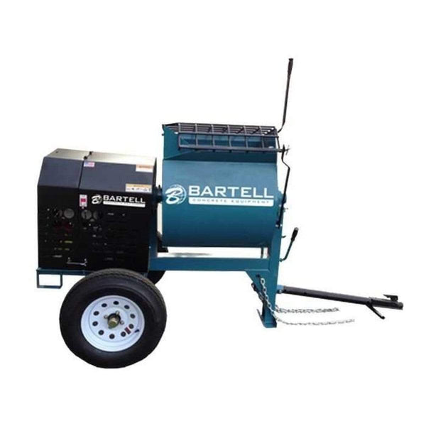 Bartell Global Morrison Mortar Mixer 8 Cu Ft Gx240 With Pintle Tow Bar - MM8SH240 - Backyard Provider