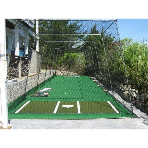 BATCO #21 Trapezoid Batting Cage Net w/ Frame Corner Kit