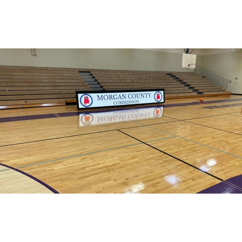 Boostr Displays 10ft. Crystal LED Series with 5ft. Signage Scoring Table