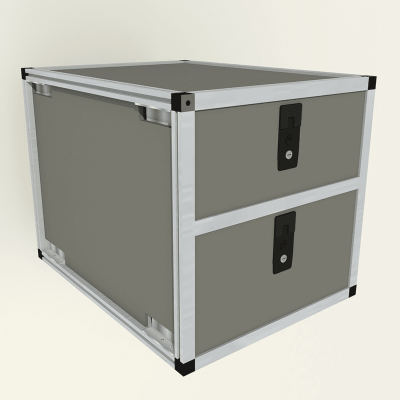 Goose Gear Double Drawer Module - 20 3/16" Wide x 25" Depth