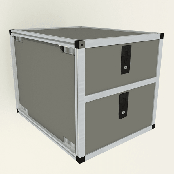 Goose Gear Double Drawer Module - 22 3/16" Wide x 28" Depth