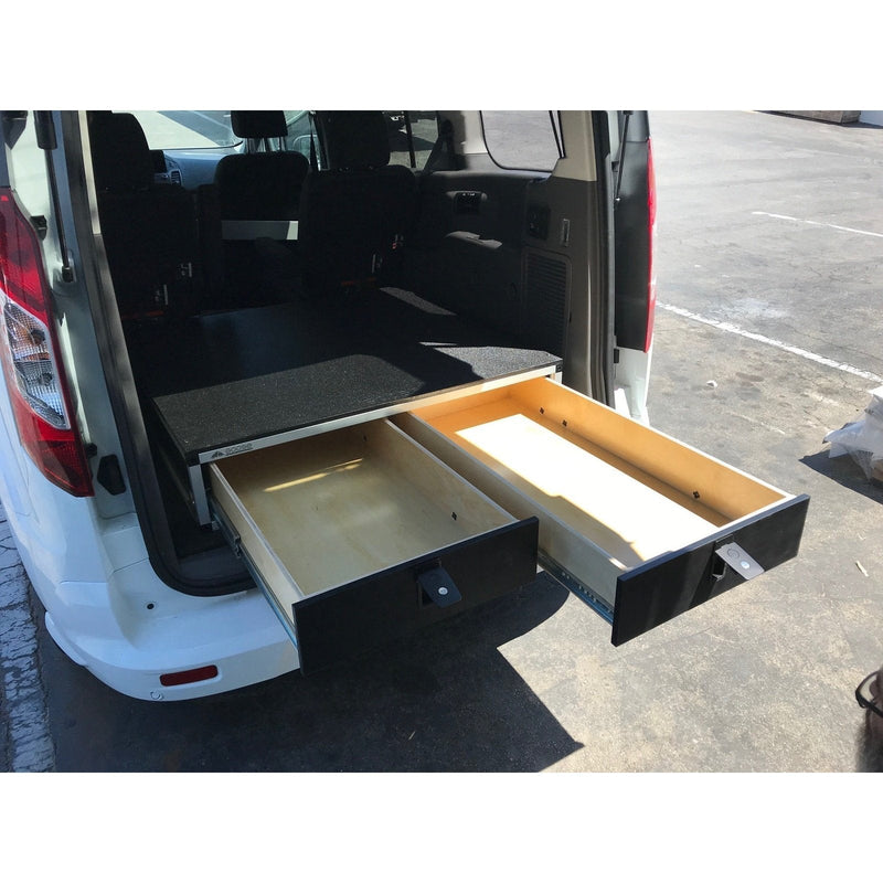 Goose Gear Ford Transit Connect 2014-Present 2nd Gen. - Side x Side Drawer Module - 43 3/8" Wide x 8" High x 40" Depth