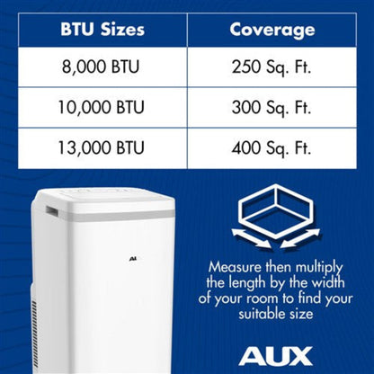 Amana - 8000 BTU Portable Air Conditioner - white  - MF-08KC