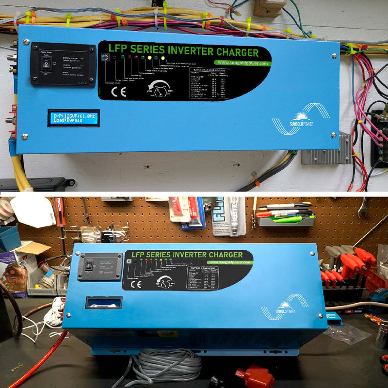 4000W DC 24V Pure Sine Wave Inverter With Charger - LFP4K24V120VSG