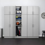 Prepac Elite 96" 6 Piece Storage Cabinet Set D - Available in 4 Colors - BRSX-1013-6M
