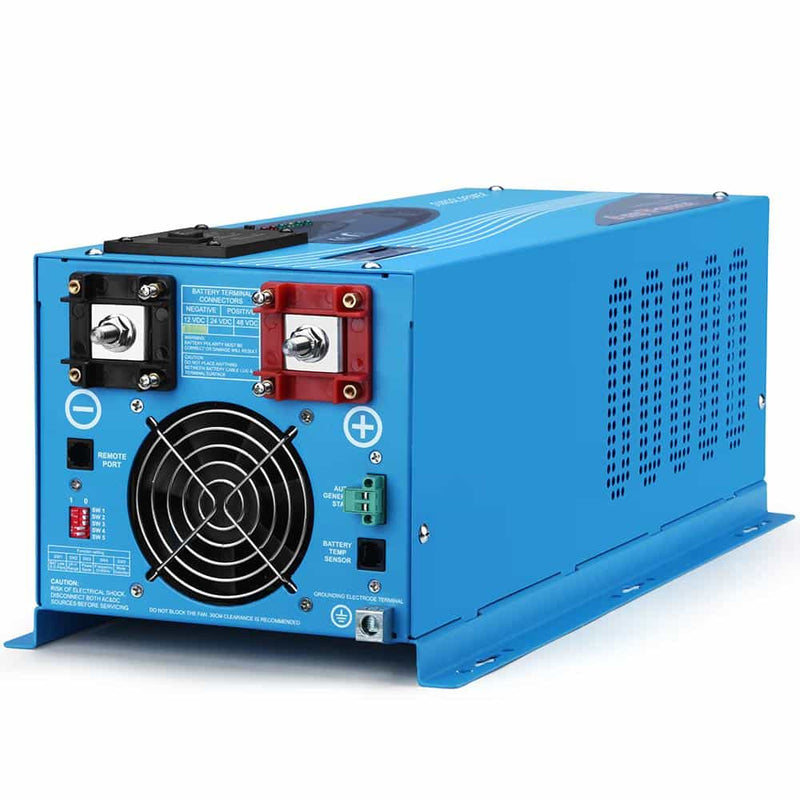 3000W DC 24V Pure Sine Wave Inverter With Charger - LFP3K24V120VSG