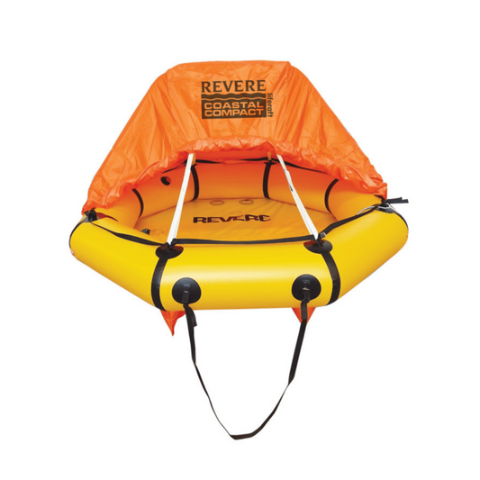 Revere Coastal Compact Life Raft, 2-6 Person, Valise Bag - REV290185